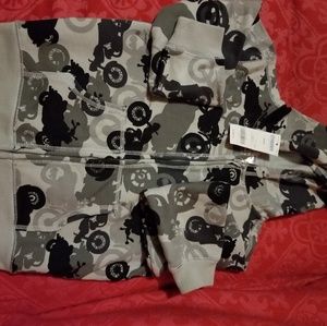 Boys zippered hooded jacket